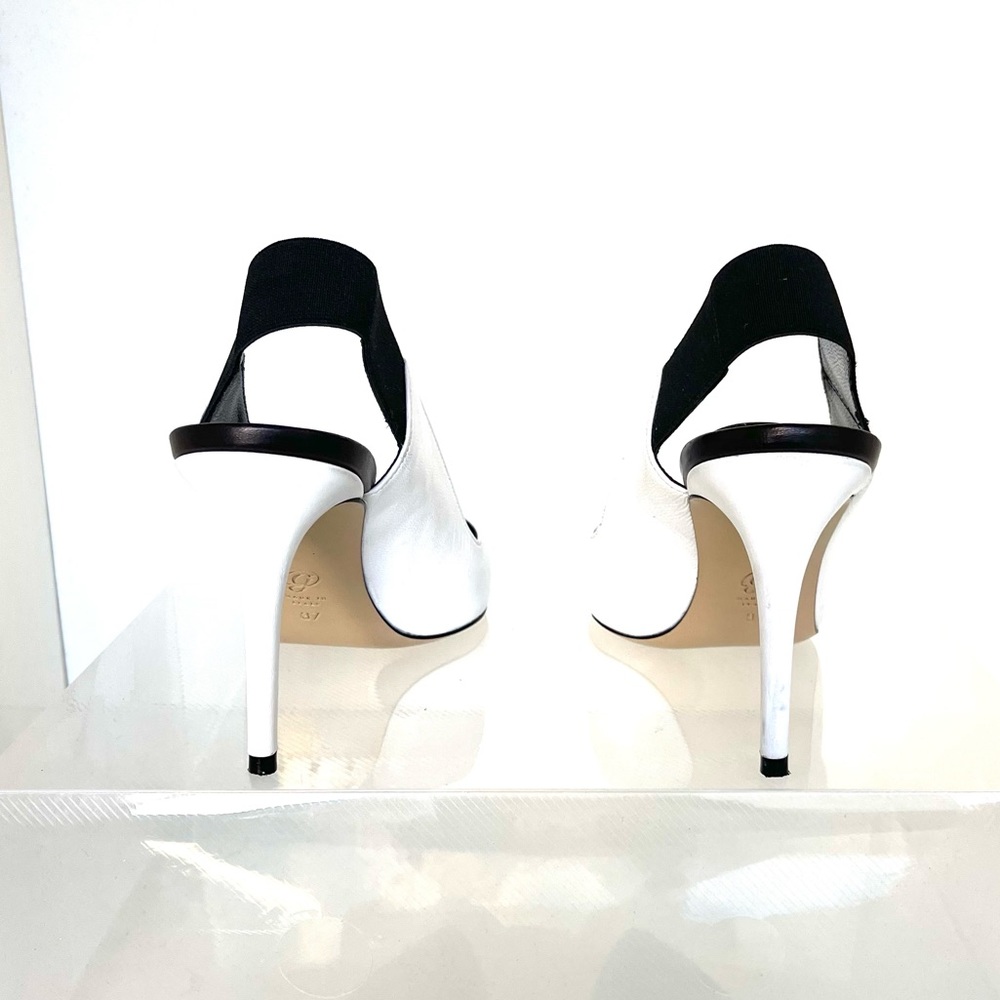 M-GEMI Italian Designer Leather Heels - Picture 4 of 7